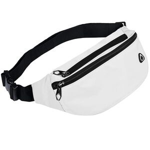 NWOT White Waterproof Sports Waist Bag Pack/Belt Bag